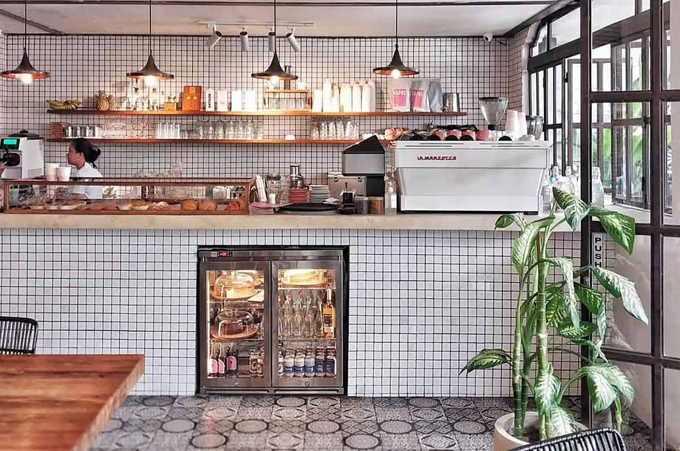 Bar counter in Coffee Cartel