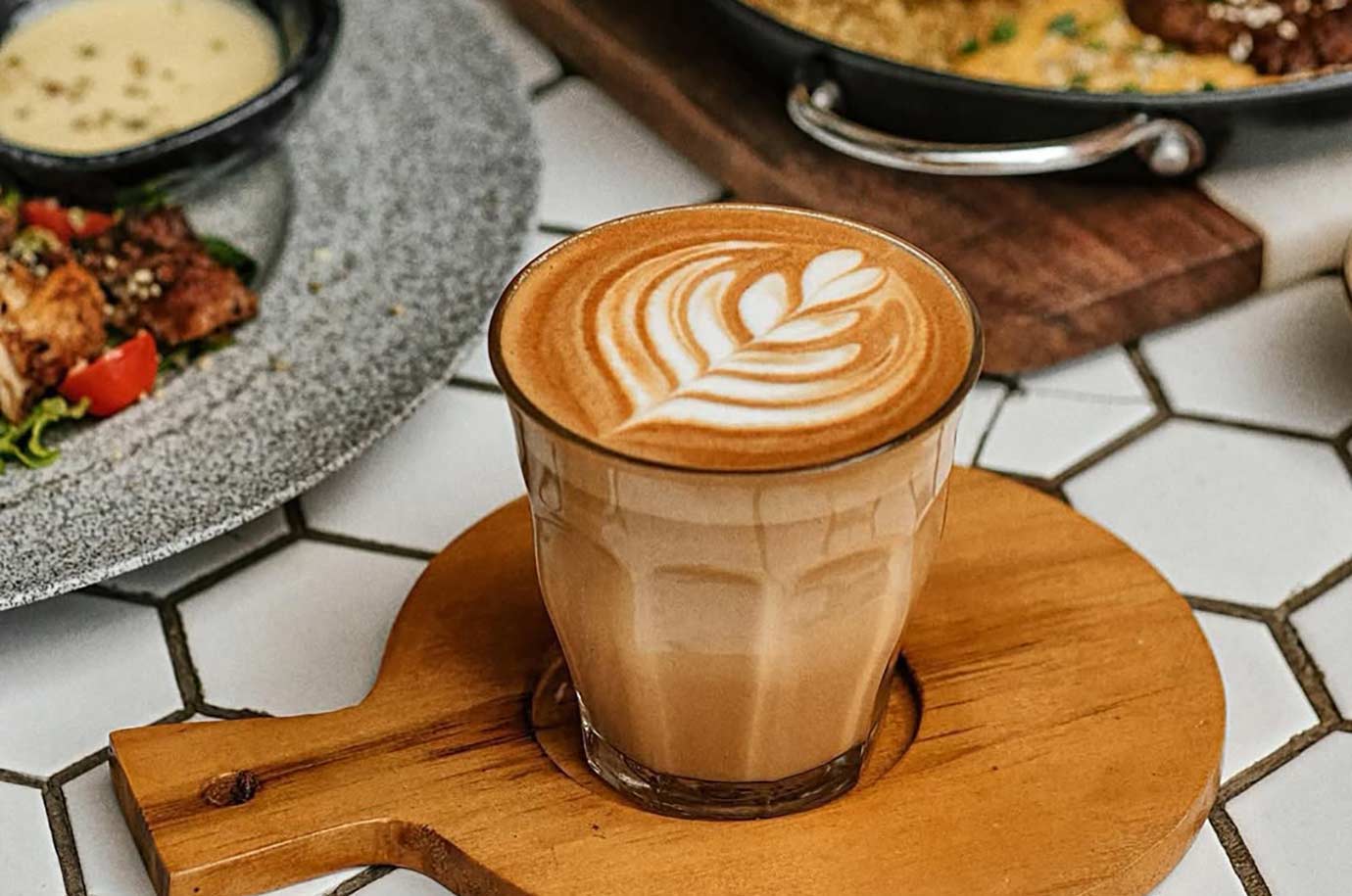Coffee and lunch from Dear Lucy cafe