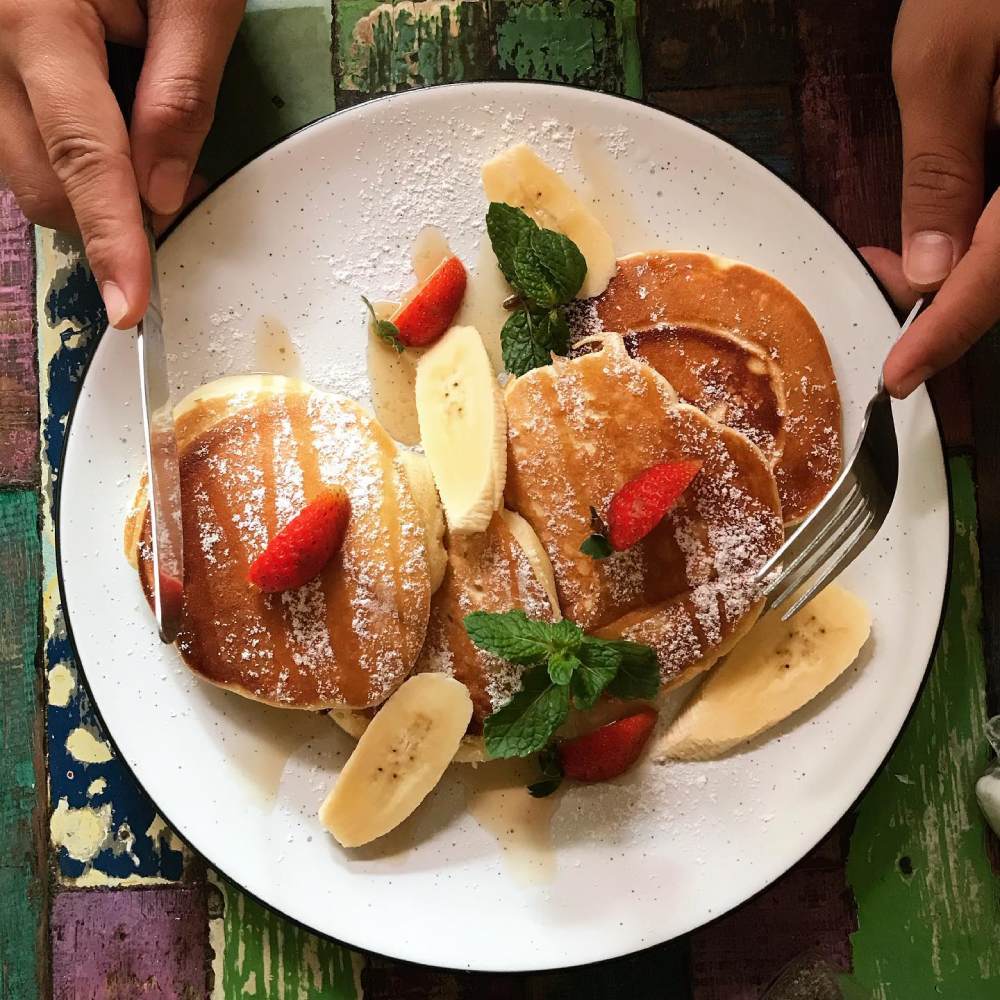 Pancakes at The Alleyway Shack, Kuta