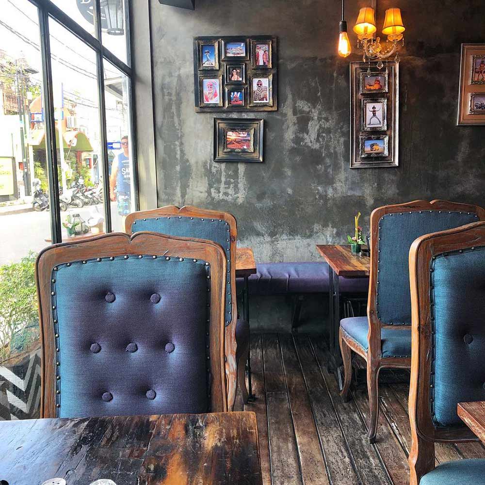 Loft interior in The Dusty Cafe