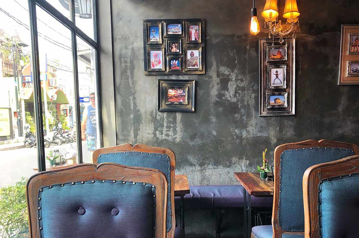 Loft interior in The Dusty Cafe