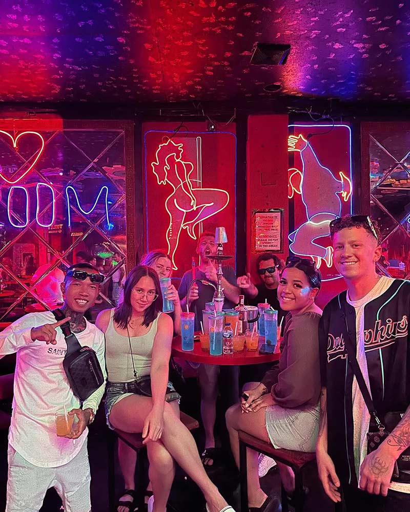 Guests in Engine Room club