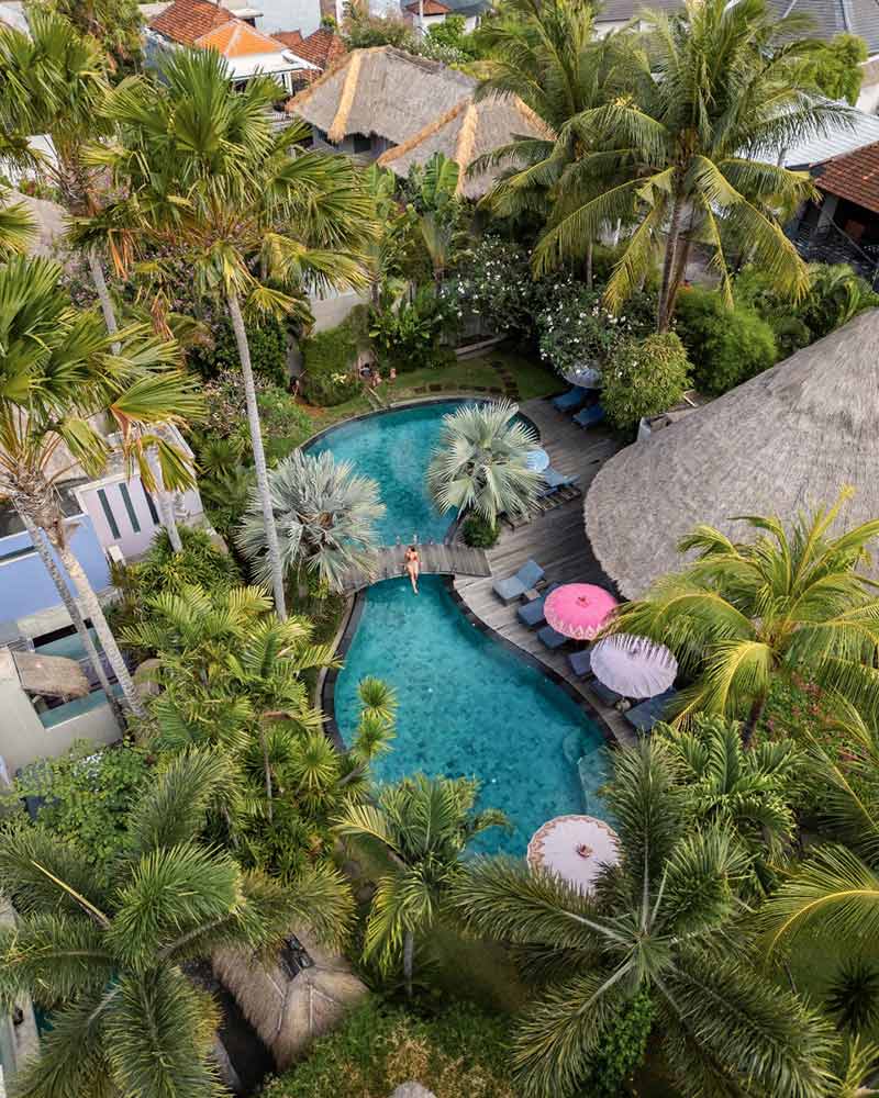 Blue Karma Dijiwa Seminyak - aerial view
