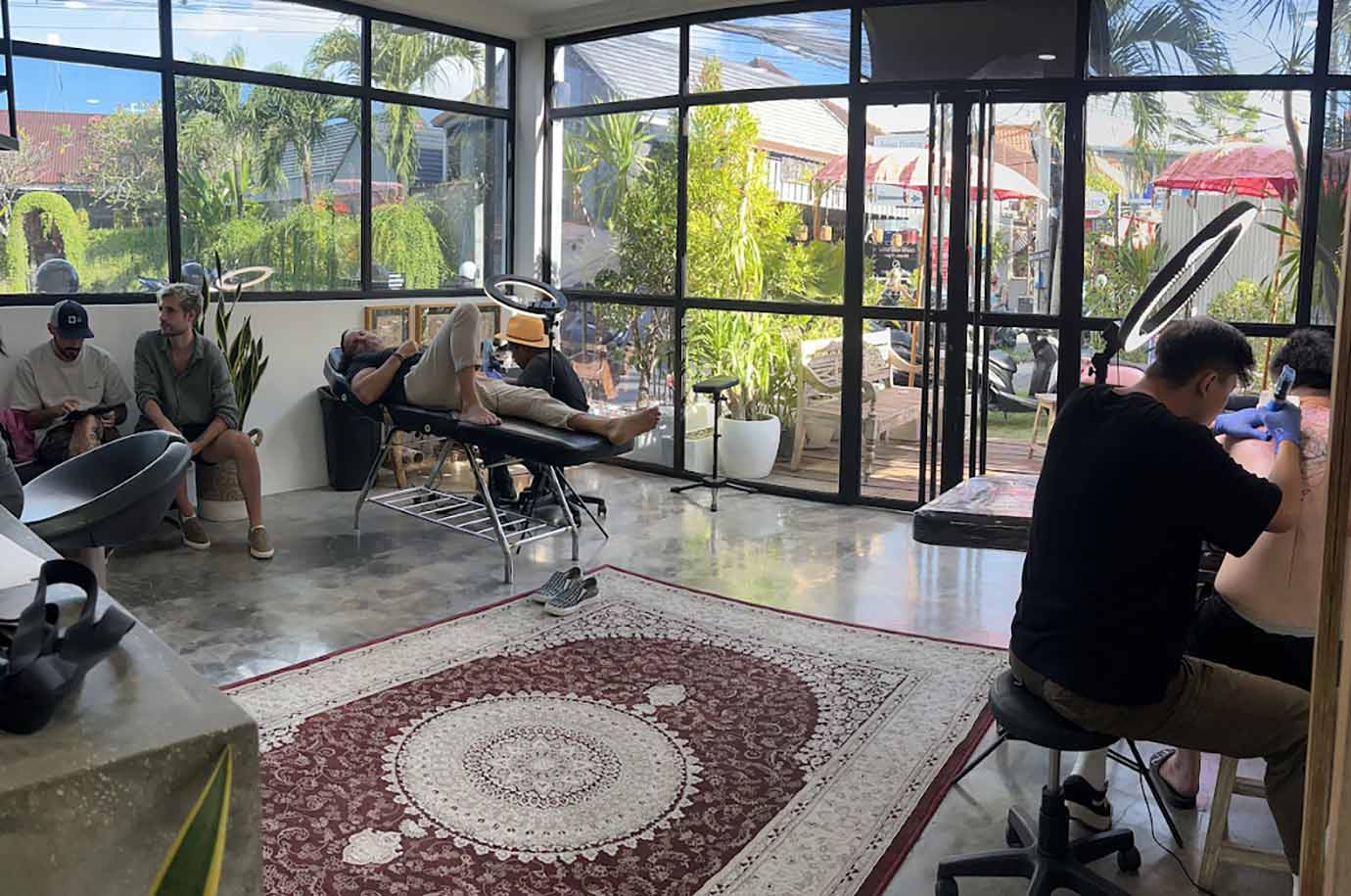 Interior of Charlie Rose Tattoo Studio