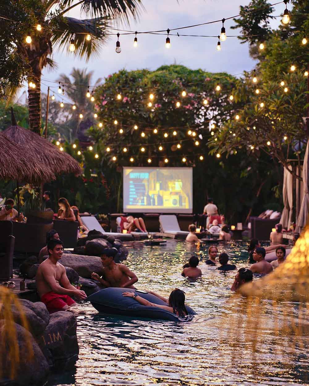 Pool cinema in Folk Pool & Gardens