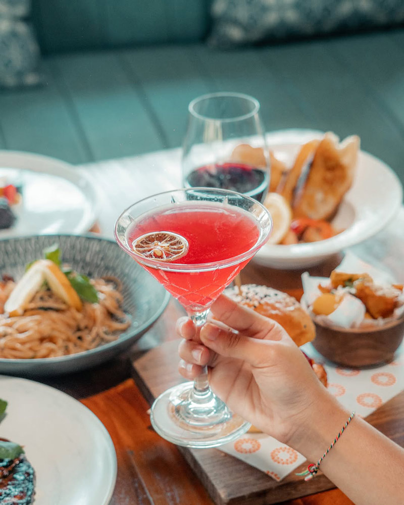 Food and drinks from Cretya in Bali