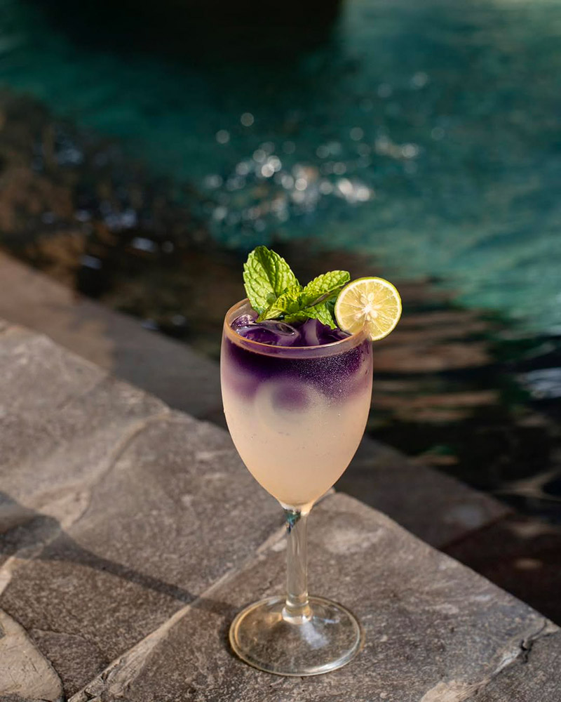 Lavender mojito from Folk Pool & Gardens