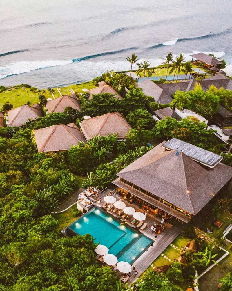 Mana Uluwatu - view from the sky