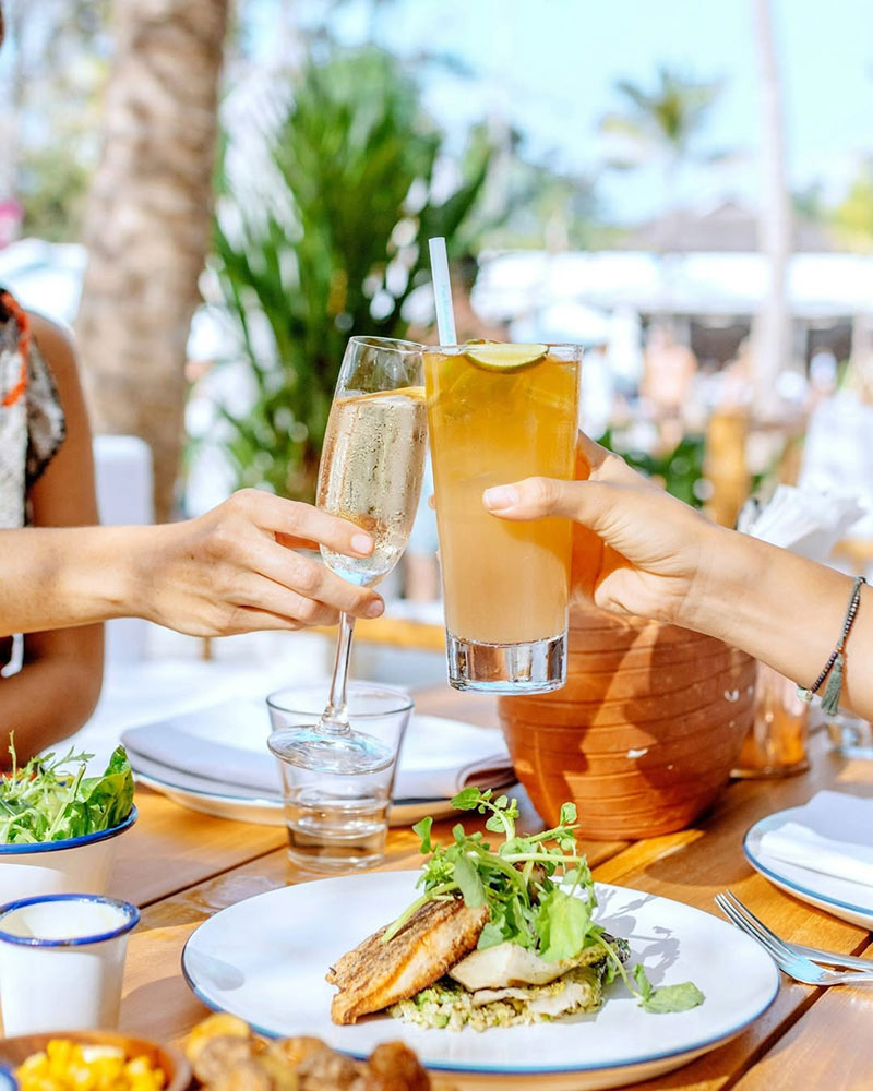 Food and drinks from Mrs. Sippy Bar