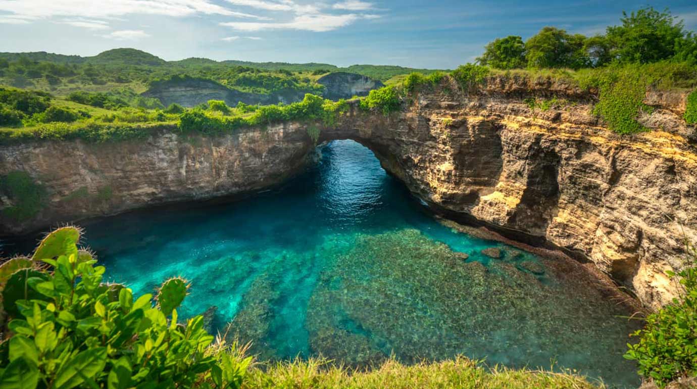 Broken Beach from Nusa Dua