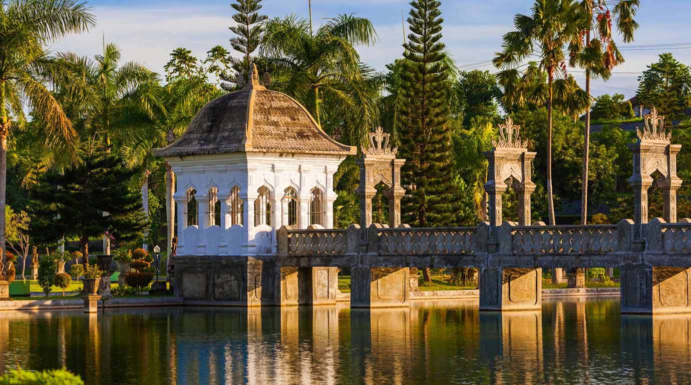 Taman Ujung palace in Bali