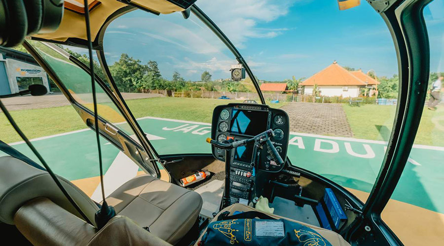 Cabin of Balicopter Helicopter