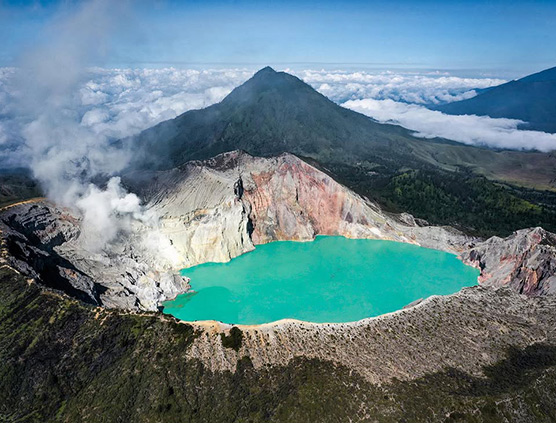 Preview of Ijen Volcano Helicopter Tour