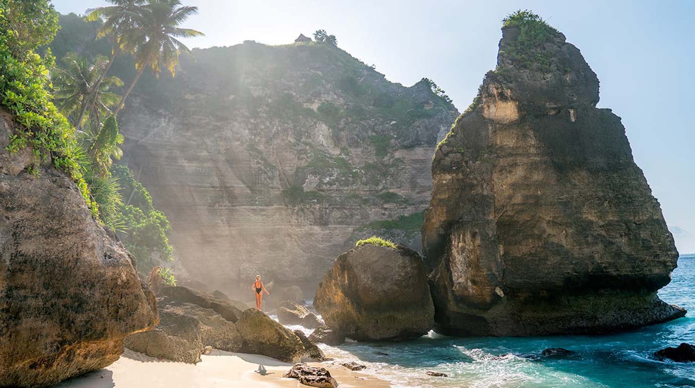 Diamond Beach in Nusa Penida