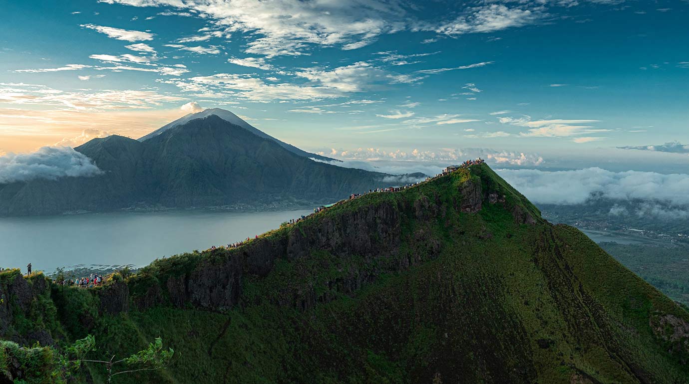 Mount Agung - view from helicopter
