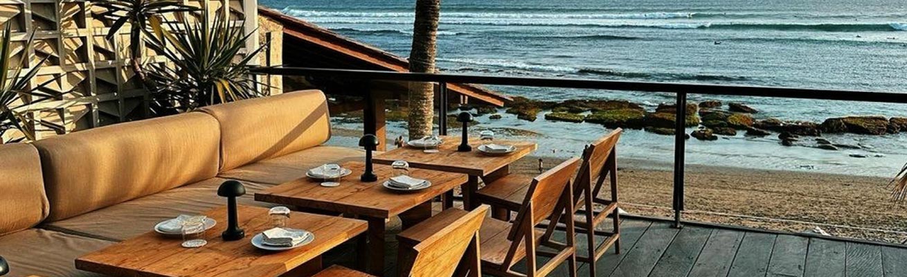 Terrace of one of the Best 10 Restaurants in Canggu