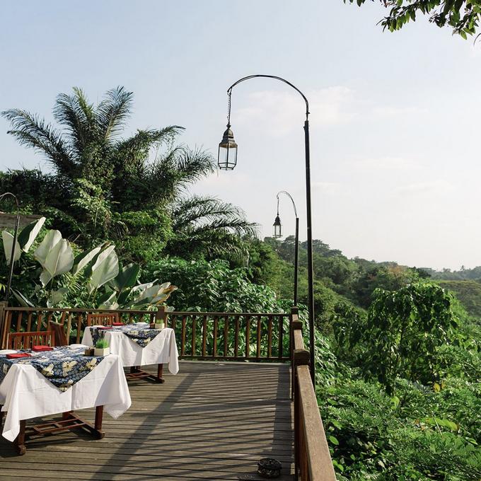 Dining Corner at Kayumanis Ubud - terrace