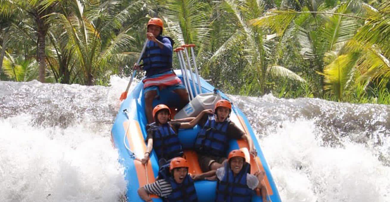Telaga Waja River - one of the best spots for rafting in Ubud