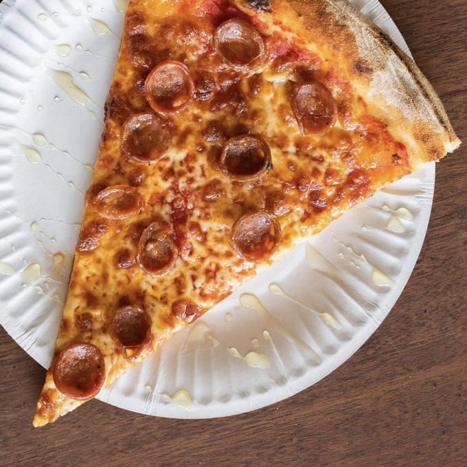 Tony's New York Pizza - pizza on the table
