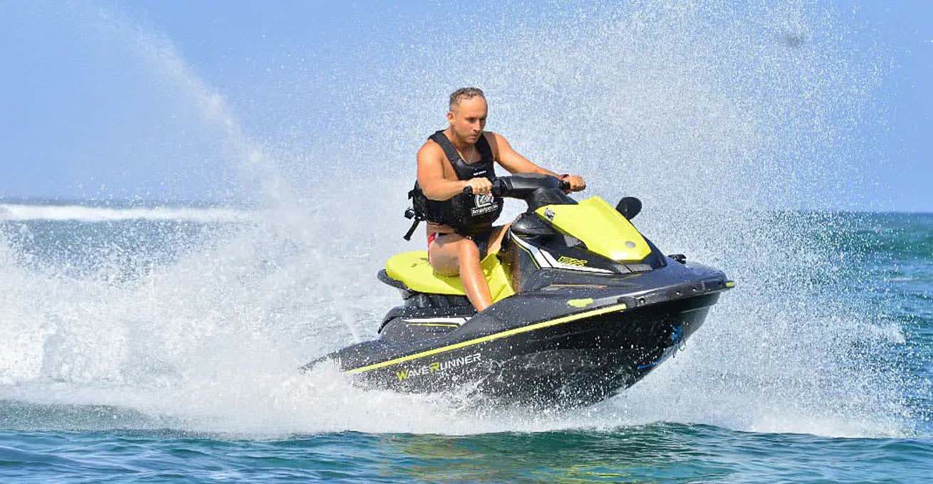 Bali Jetpacks and Water Sports' jet ski on the water