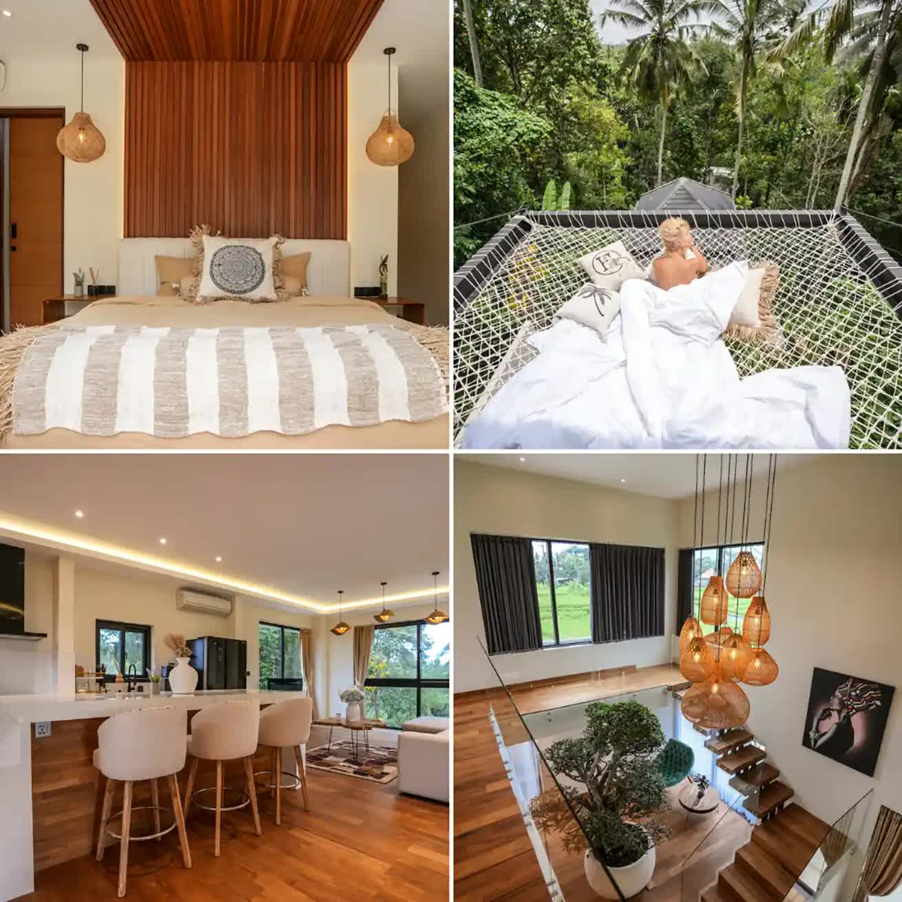 Cozy bedrooms, spacious rooms and landings at Honey Villa Ubud