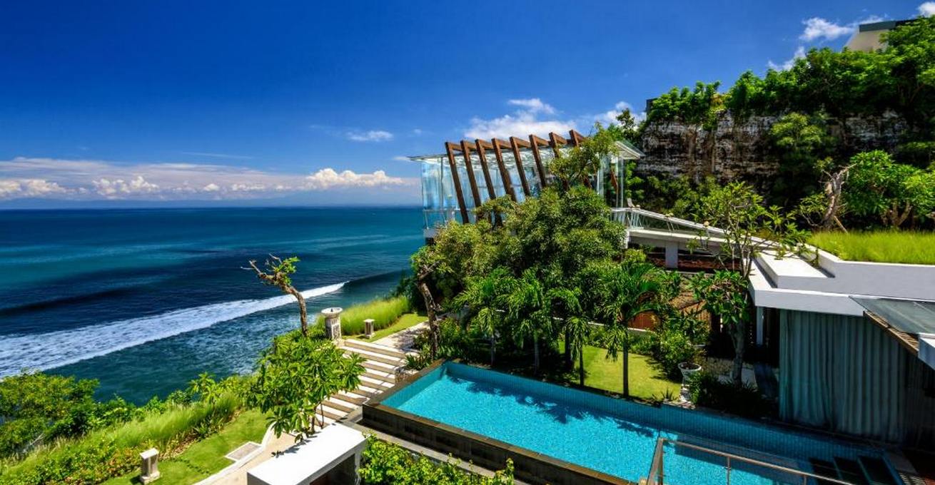 Backyard of Anantara Bali Resort