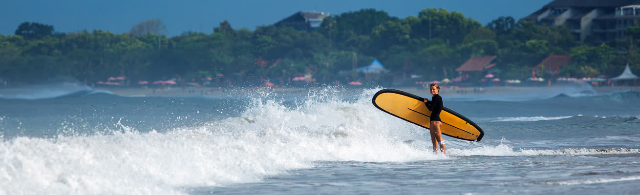 Surf training at one of the Best Surf Schools in Bali