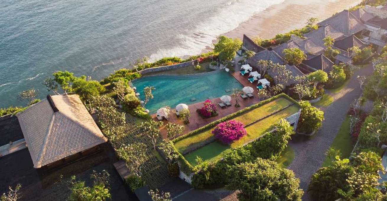 Top view of Bulgari Resort Bali
