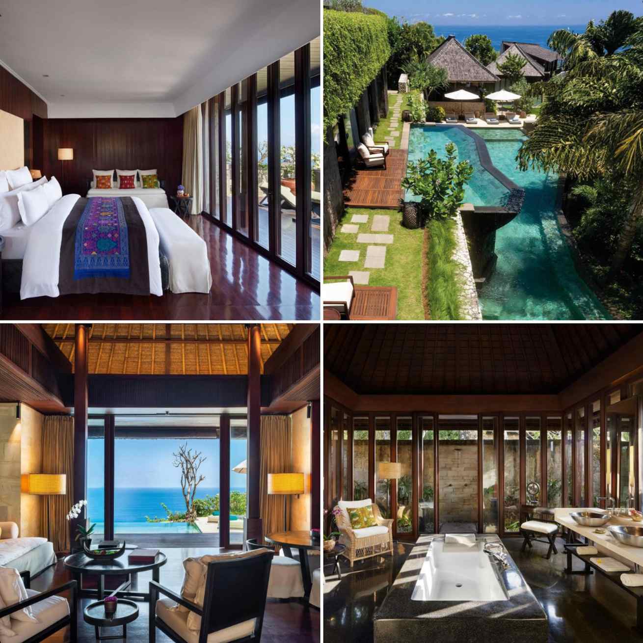 Bulgari Resort Bali collage of photos