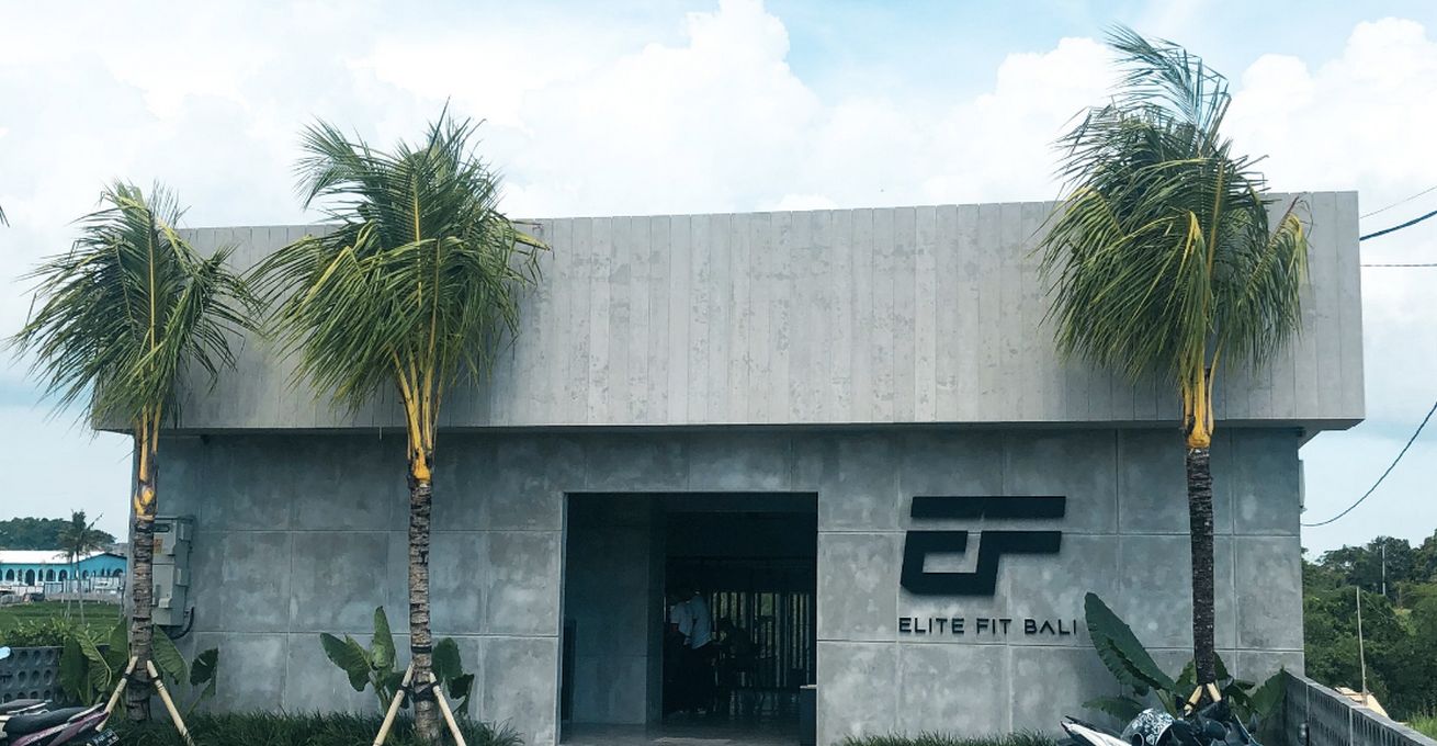 Main entrance to Elite Fit Bali
