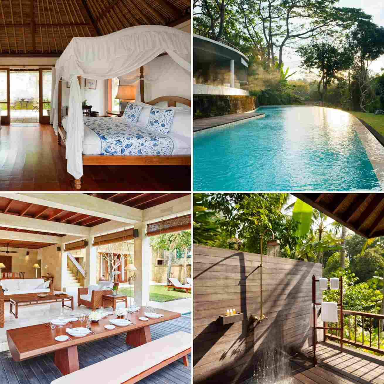 COMO Shambhala Estate - photo collage of photos of this villa