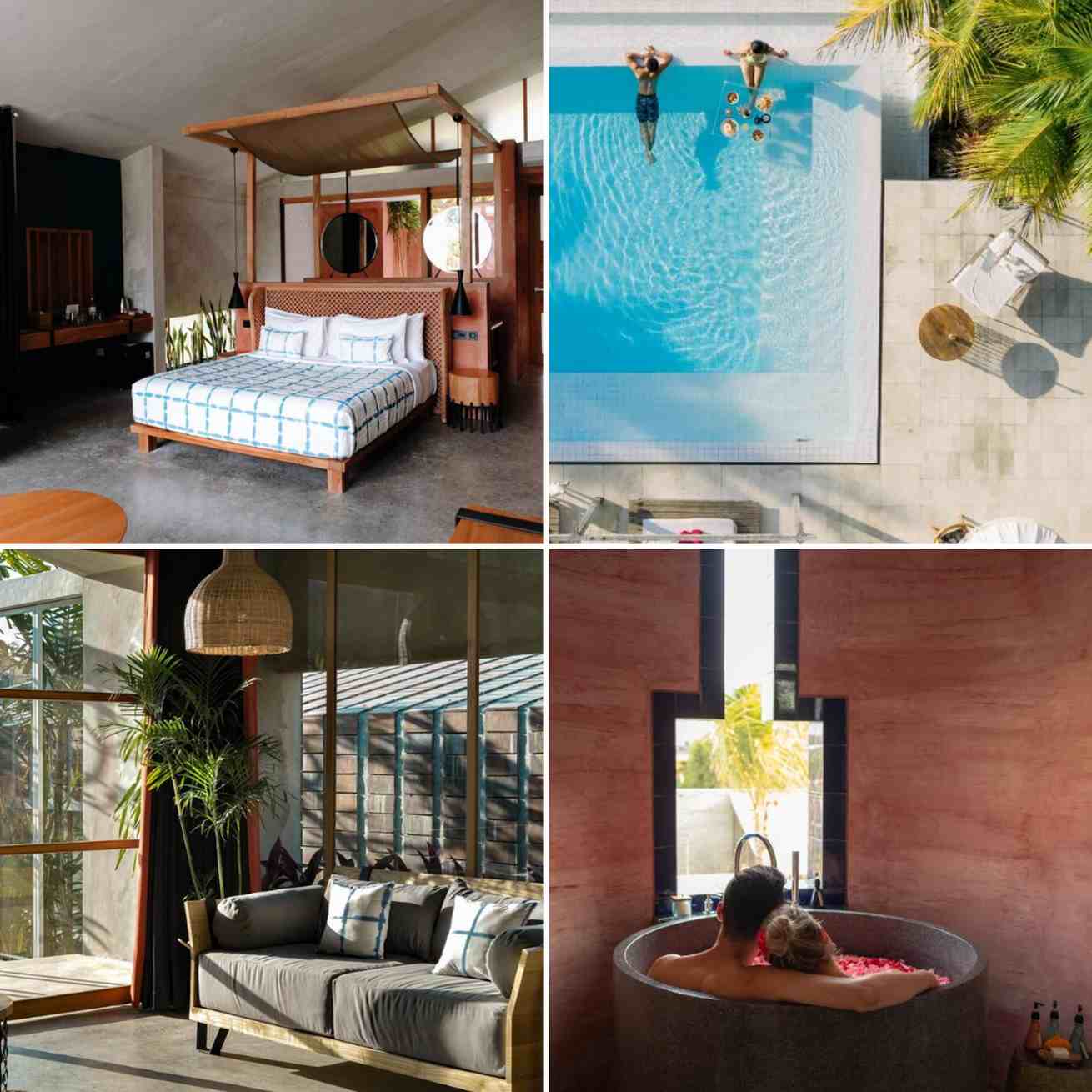Shore Amora Canggu - photo collage of photos of this villa