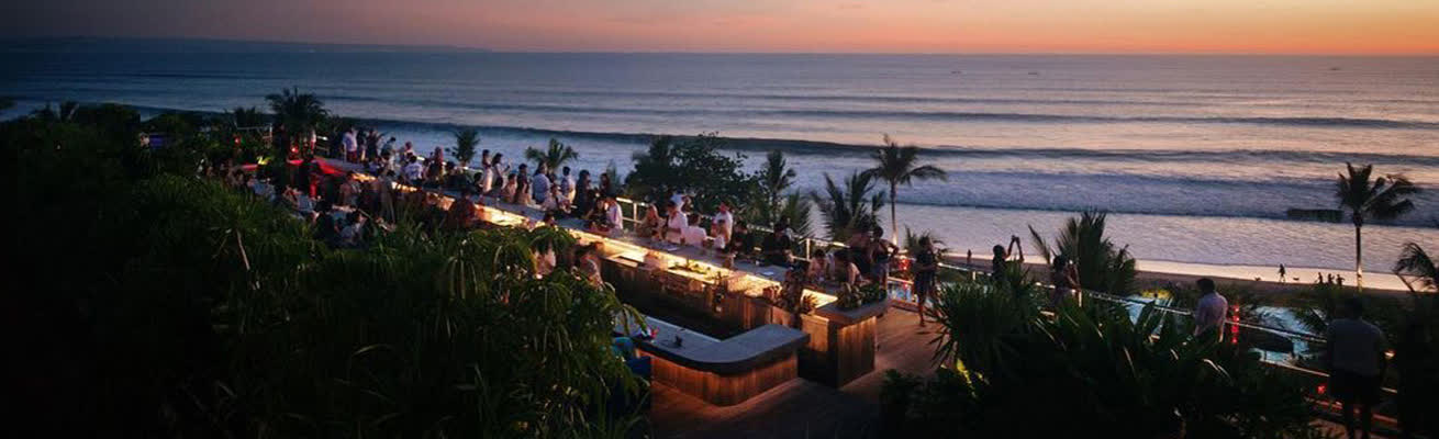 One of the Best Rooftop Bars in Bali near the ocean